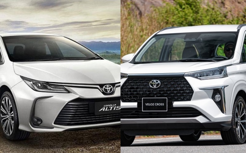 Nên mua Toyota Veloz Cross và Toyota Corolla Altis?