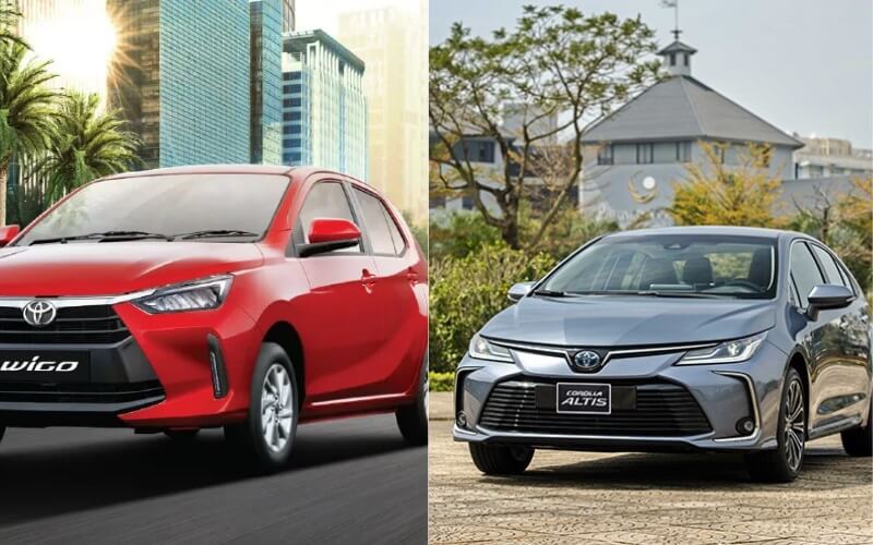 Toyota Corolla Altis và Toyota Wigo